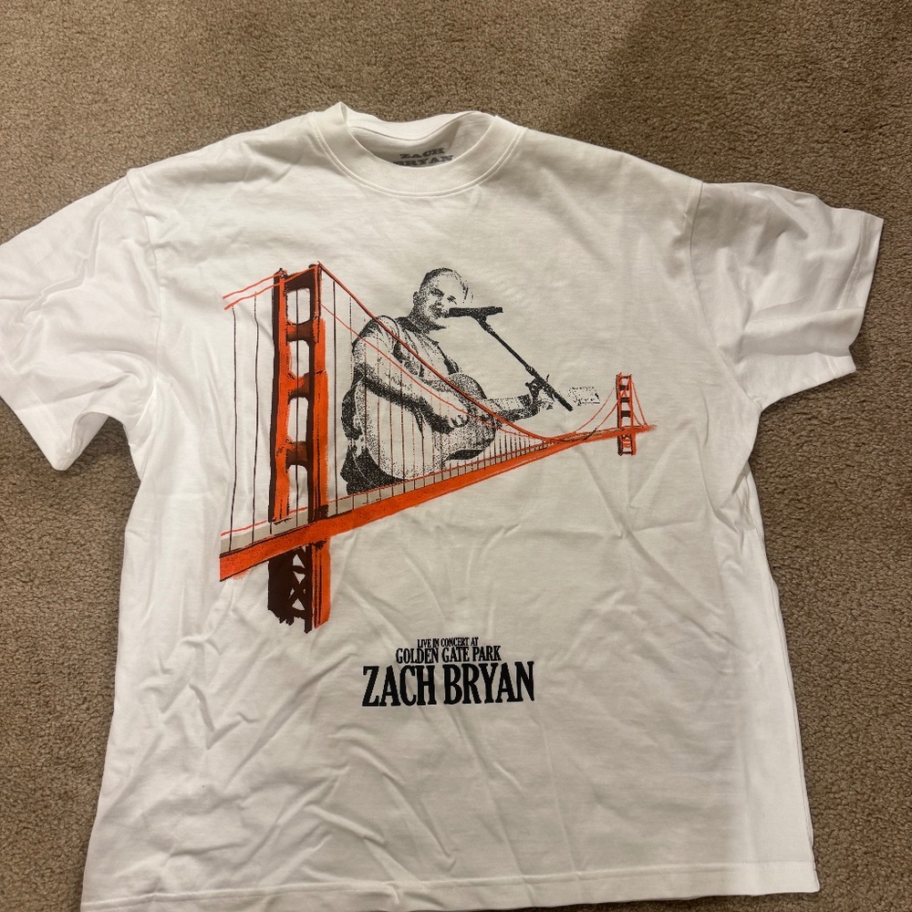 Zach Bryan Live in Golden Gate Park Medium Tee Brand New